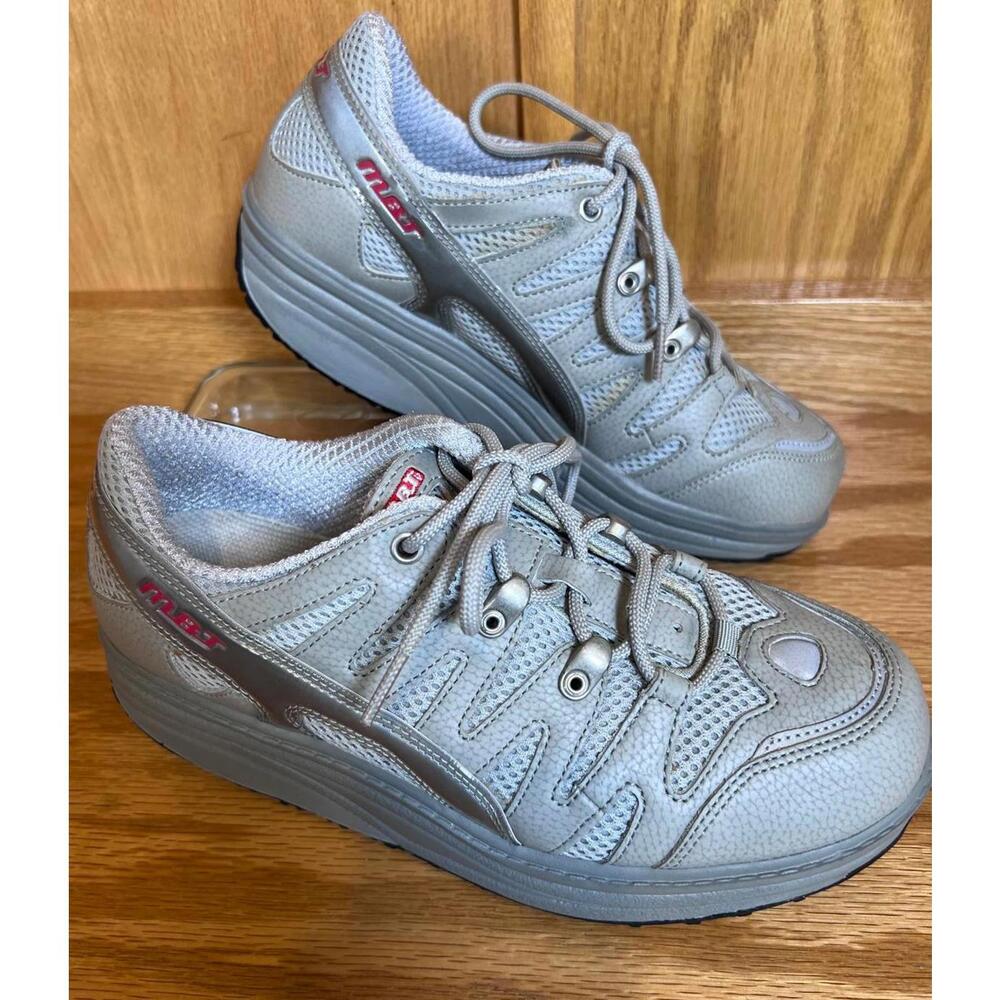 MBT Sport 04 Gray Athletic Performance Toning Supportive Sneakers Size 6.5
